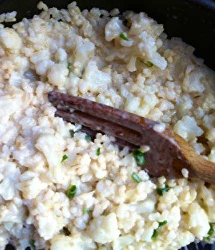 Risotto au choux-fleur et parmesan