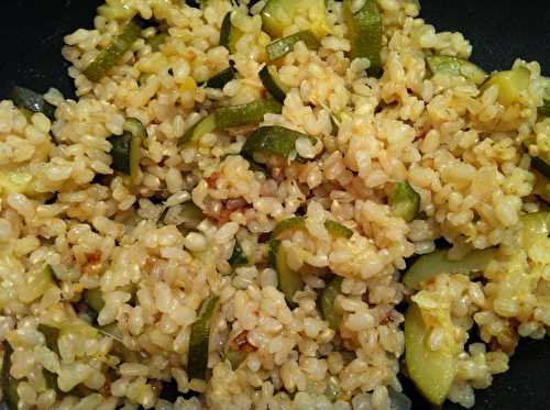 Risotto aux courgettes