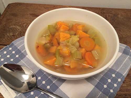 Soupe légère façon minestrone