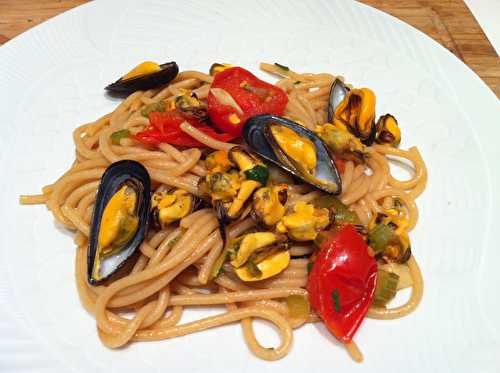 Spaghetti bianco aux moules