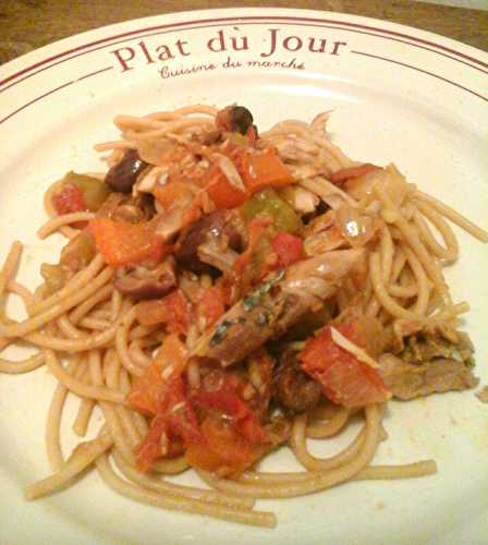 Spaghettis aux maqueraux