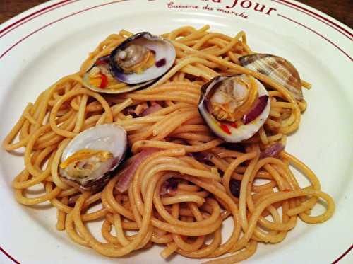 Spaghettis aux palourdes / Spaghetti alle Vongole Recipe