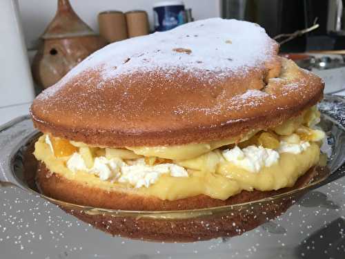 Victoria sponge cake d’hiver inspiré de Jamie Oliver