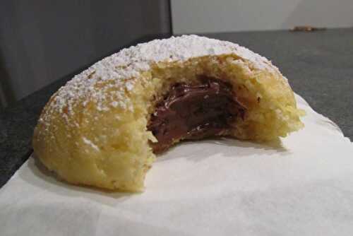 Beignets au four (fourrés au Nutella)