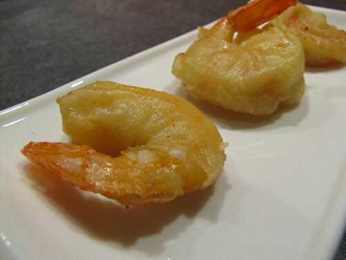 Beignets de crevettes au gingembre