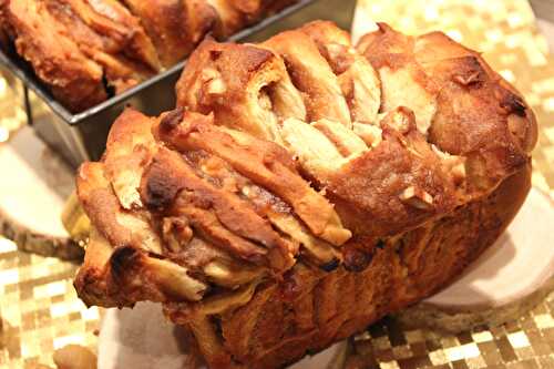 Brioche à effeuiller à la crème de marron