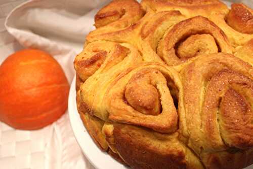 Brioche au potimarron et à la cannelle