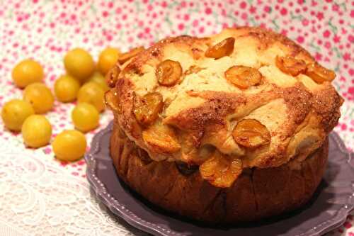 Brioche aux mirabelles