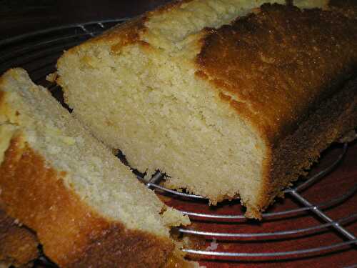 Cake au citron, amandes, huile d’olive