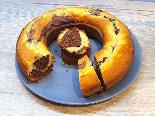 Cake marbré clémentine-chocolat – Eva Cuisine