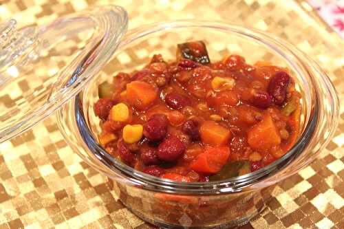 Chili végétarien (sin carne)