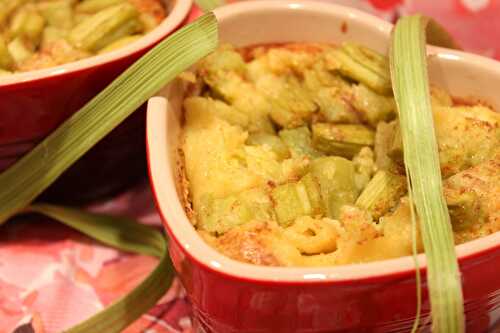 Clafoutis à la rhubarbe