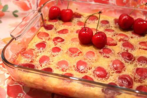 Clafoutis aux cerises et au lait d’amande