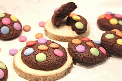 Cookies au chocolat et aux smarties