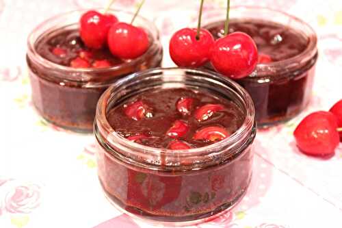 Coulant au chocolat et cerises