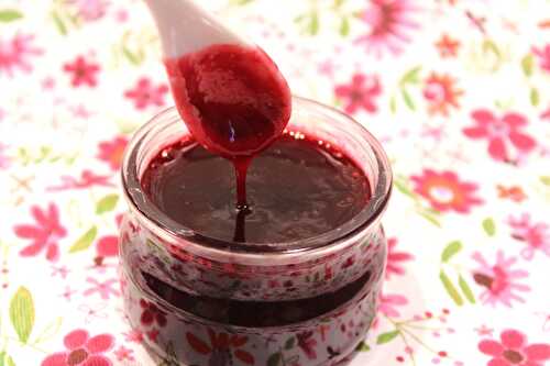 Coulis de fruits rouges