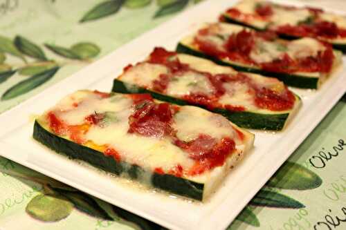 Courgette façon pizza…