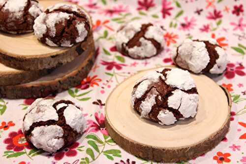 Crinckles : Des petits gâteaux moelleux au chocolat