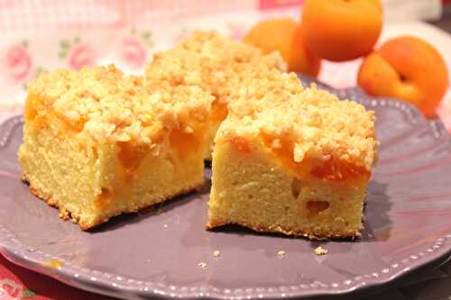 Crumb cake aux abricots