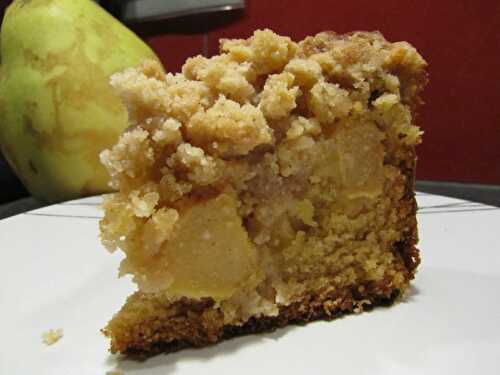 Crumb cake aux coings