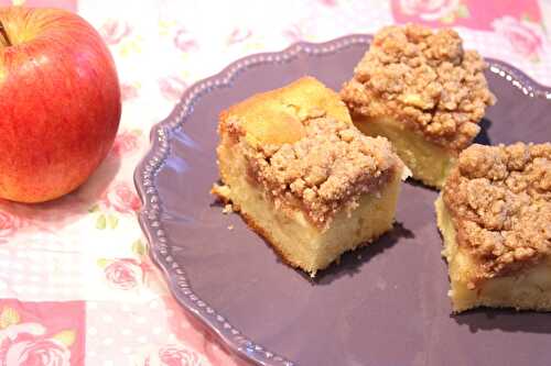 Crumb cake pommes-cannelle