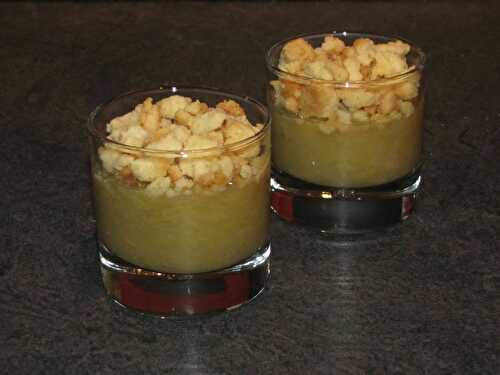 Crumble pomme-rhubarbe