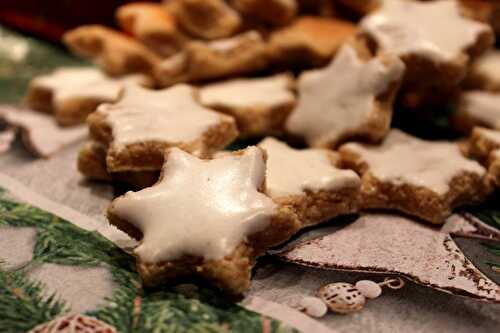 Etoiles à la cannelle (zimtsterne)