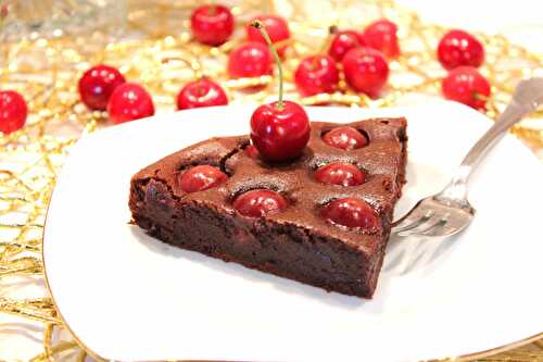 Fondant au chocolat et aux cerises