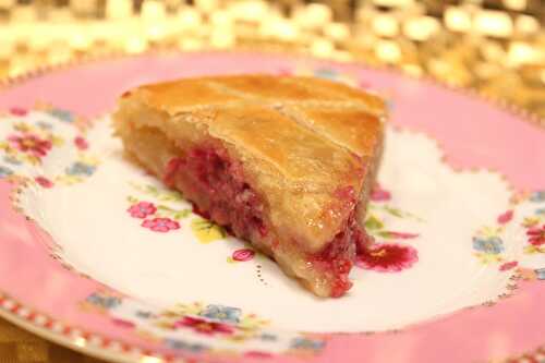 Galette des rois à la framboise