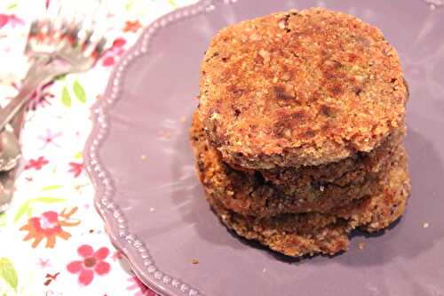 Galettes aux haricots rouges (et burger végé)