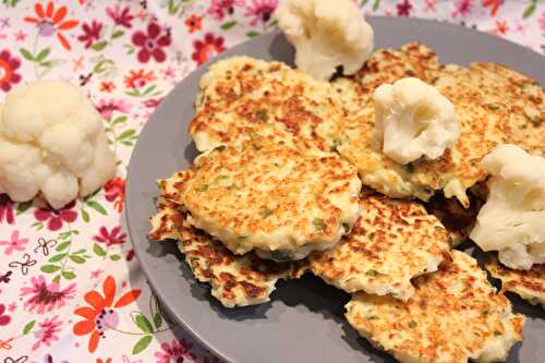 Galettes de chou-fleur