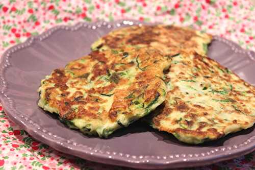 Galettes de courgettes