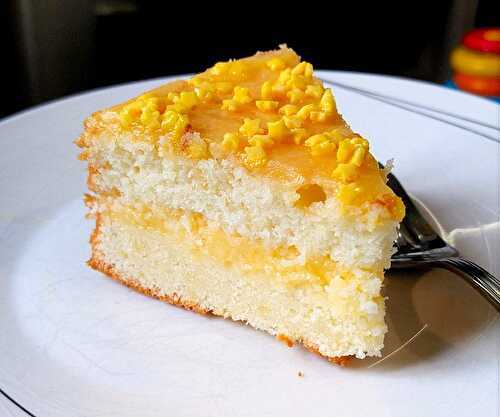 Gâteau nuage au lemon curd