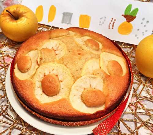 Gâteau pommes-cannelle – Eva Cuisine
