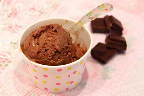 Glace au chocolat