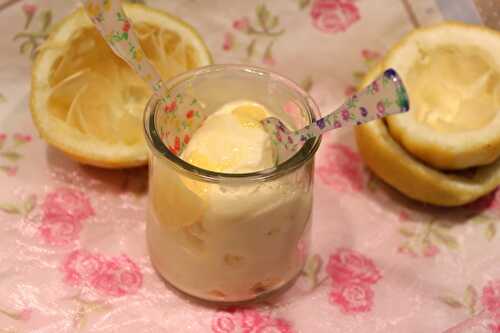 Glace au lemon curd