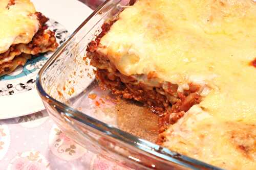 Lasagnes au haché végétal