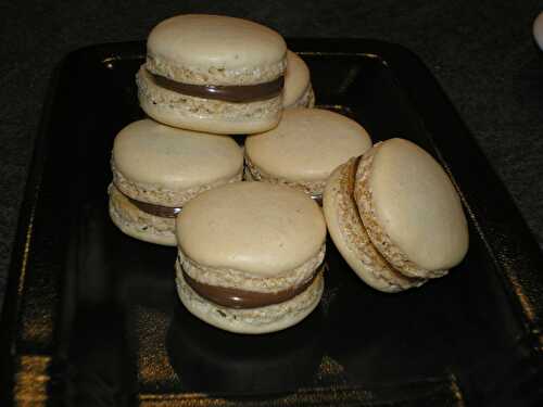 Macarons au nutella