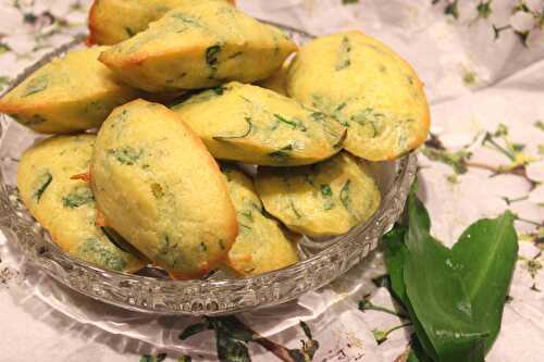 Madeleines à l’ail des ours