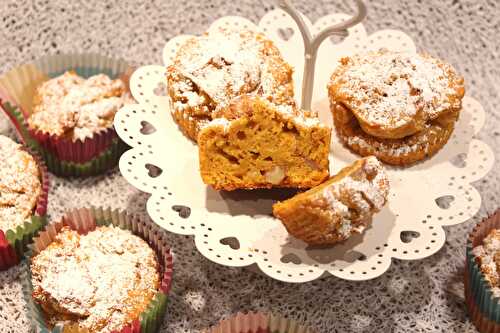 Muffins à la patate douce et aux amandes