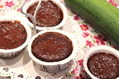 Muffins au chocolat et à la courgette (sans beurre)