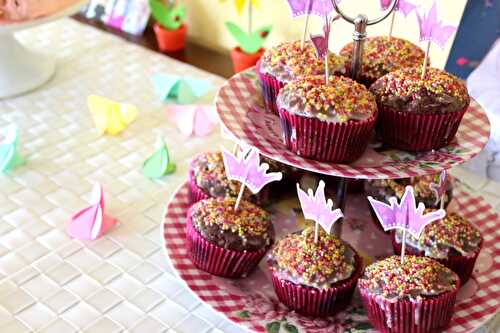 Muffins au chocolat et pépites