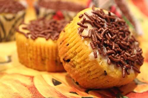 Muffins au potimarron et aux pépites de chocolat