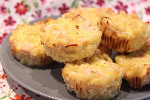 Muffins aux coquillettes