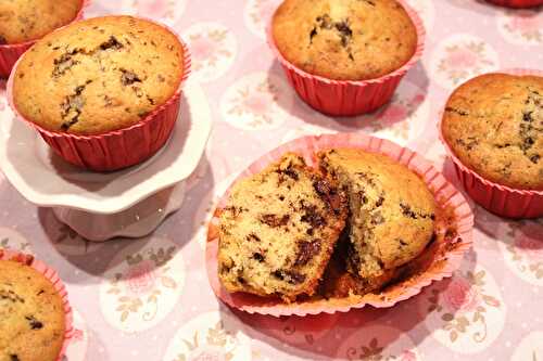 Muffins aux pépites de chocolat – Eva Cuisine