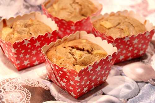 Muffins aux pommes et à la crème de marron