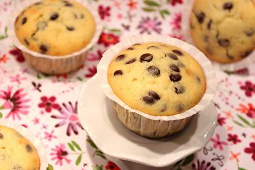 Muffins light aux pépites de chocolat