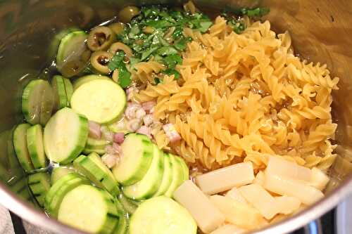 One pot pasta aux courgettes