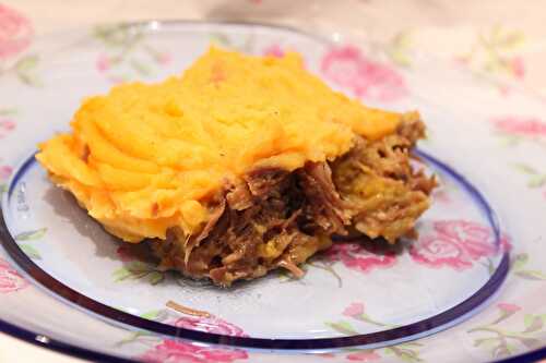 Parmentier au confit de canard et patates douces