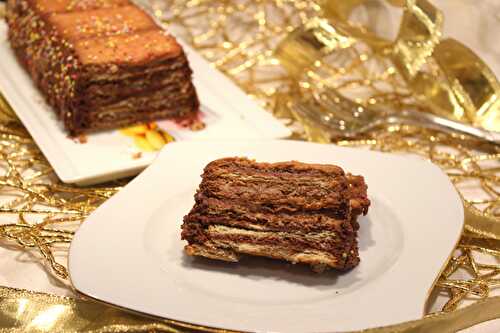 Pavé au chocolat et aux Petit-Brun